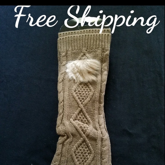 Accessories - Cable knit leg warmers/ boot cuffs